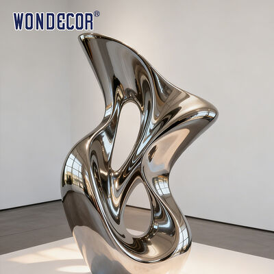 Outdoor Large-Scale Metal Art Abstract Stainless Steel Sculpture