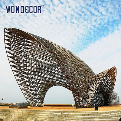 Source Manufacturers Large Scenic Spots Landscape Metal Art Architecture Stainless Steel Sculpture
