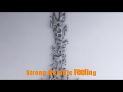 الانتهاء من مرآة الشلال الجدار النحت فندق الديكور Abstrct